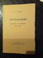 Sj&auml;lvbiografiskt Upplevelser och reaktioner 1883 - 1909