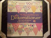 Vik, klipp och klistra egna dekorationer : bok med instruktioner och 100 vackra papper