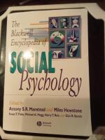 Blackwell encyclopedia of social psychology