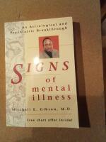 Signs of mental ilness 