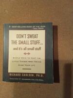 Don't sweat the small stuff 