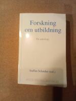 Forskning om utbildning : en antologi
