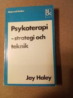 Psykoterapi - strategi och teknik