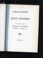 Samlade skrifter av August Strindberg Trettionionde delen N&auml;ktergalen i Wittenberg Kristina - Gustav III