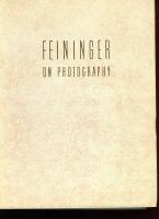 FEININGER ON PHOTOGRAPHY