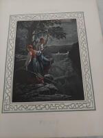 LITOGRAFISK ALLEHANDA TREDJE &Aring;RG&Aring;NGEN Med 48 planscher. efter H.M. Konung CARL XV, N. Andersson Blackstadius, Boklund med flera.