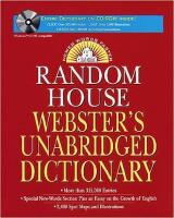 Random House Webster's Unabridged Dictionary