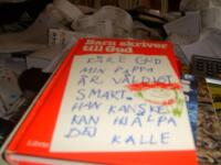 Barn skriver till Gud