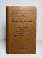 S&auml;kerhetsordning (S&auml;o) vid Statens j&auml;rnv&auml;gar fastst&auml;lld av Kungl. J&auml;rnv&auml;gsstyrelsen. S&auml;rtryck nr. 2