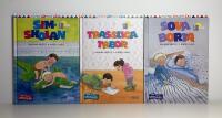 3 b&ouml;cker: Simskolan, Trassliga treor, Sova borta