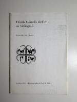 Henrik Cornells skrifter - en bibliografi
