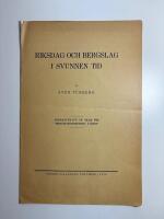 Riksdag och Bergslag i svunnen tid