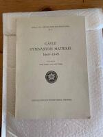 G&auml;vle gymnasium matrikel 1669-1845