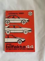 Jan Ull&eacute;ns bilfakta, nr 44, mars - juli 1981. V&aring;ren 1981