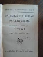 Psychoanalytische Beitr&auml;ge zur Mythenforschung