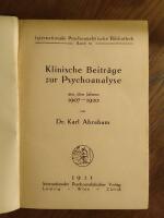Klinische Beiträge zur Psychoanalyse aus den Jahren 1907-1920
