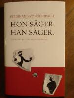 Hon s&auml;ger. Han s&auml;ger