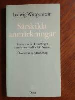 S&auml;rskilda anm&auml;rkningar