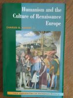 Humanism and the culture of Renaissance Europe