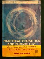 Practical phonetics and phonology - a resource book for students