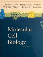 Molecular Cell Biology