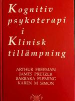 Kognitiv psykoterapi i klinisk till&auml;mpning
