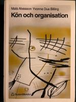 K&ouml;n och organisation
