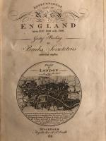 Intressant proveniens: har ing&aring;tt i bibliotektet p&aring; Huseby: Anteckningar under en Resa i England &aring;ren 1797, 1798 ocg 1799 p&aring; Bruks Societetens anmodan utgifne I-II + Planschband med 37 kopparstuckna planscher i format tv&auml;r folio