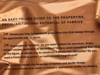 The fashion designer's textile directory : the creative use of fabrics in design