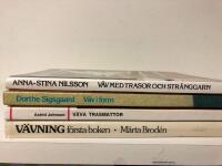 4 volymer V&auml;vning: V&auml;vning f&ouml;rsta boken - V&auml;va trasmattor - V&auml;v med trasor och str&auml;nggarn - V&auml;v i form 