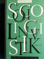 Introduktion till sociolingvistik