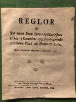 Trollh&auml;tte kanal: Reglor f&ouml;r Det genom Kongl. Maj:ts N&aring;diga Octroy af den 13 december 1793 privilegierade Trollh&auml;tta Canal- och Slusswerks-Bolag