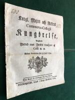 Kaffe - 1700-tal: Kongl Maj:ts Kung&ouml;relse ang&aring;ene F&ouml;rbud emot Inrikes trasport af Caff&eacute; m.m. 