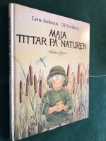 Maja tittar p&aring; naturen