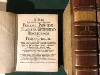 Utdrag utur alla ifr&aring;n 1767 &aring;rs slut utkomne Publique handlingar, Placater, F&ouml;rordningar, Resolutioner och Publicationer, som Riksens Styrsel samt inw&auml;rtes hush&aring;llning och f&ouml;rfattningar i gemen, jemw&auml;l ock Stockholms stad i synnerhet ang&aring;: Med et fullkomligt Orda-Register &ouml;fwer des Inneh&aring;ll...
