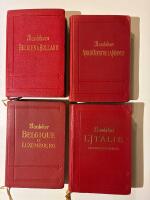 Baedeker: 4 volymer 1900-talets b&ouml;rjan