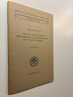 The post-glacial shore displacement in eastern Blekinge, south-east Sweden. 