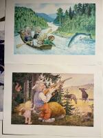 10 reproduktioner fter m&aring;lningar av Rolf Lidberg