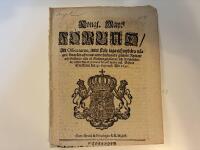 Soldat 1600-1700-tal: F&ouml;rbud att officerarne itet skola taga och upb&auml;ra n&aring;got, hwarken af deras underhafwande gemene Ryttare och Soldater eller af Rustningsh&aring;llarne och Roteb&ouml;nderne under hwad praetext det ock wara m&aring;.