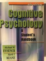 Cognitive Psychology Ed4