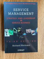 Service Management : Strategy and Leadership in Service Business, 3rd Editi
