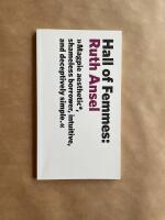 Hall of Femmes : Ruth Ansel