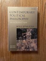 Contemporary political philosophy - an introduction