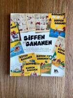 Biffen och Bananen : ett antal p&auml;rlor, smockor, vr&aring;lgarv och hickfniss fr&aring;n Jan-Erik Garlands serie om tre folkhemska musket&ouml;rer fr&aring;n Surbrunnsgatan i Stockholm