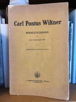 Carl Pontus Wikner, minnesteckning