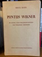 Pontus Wikner, En studie i hans religionsfilosofiska och teologiska &aring;sk&aring;dning
