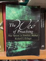 The Web of Preaching, New Options in Homiletic Method