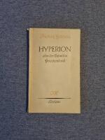 Hyperion oder der Eremit in Griechenland: zwei Teile in einem Band