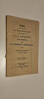 Tal vid den fest som Wexj&ouml; L&auml;roverk firade med anledning af H. K. H. Kronprinsens h&ouml;ga f&ouml;rm&auml;lning med H. K. H. Prinsessan af Nederl&auml;nderna h&aring;llet p&aring; Wexj&ouml; Gymnasium den 4 sept 1850