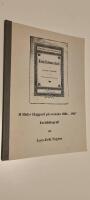 H Rider Haggard p&aring; svenska 1886-1987. En bibliografi